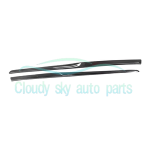 Jupes latérales en fibre de carbone de haute qualité style PSM pour Mercedes Benz Classe C W205 AMG C43 <span class=keywords><strong>C63s</strong></span> Berline <span class=keywords><strong>2015</strong></span>+ avec lèvre de pare-chocs - Product Image 2
