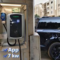 Nuevo Cargador para Vehículos Eléctricos de 7 kW 40A Tipo 1 con Pantalla Táctil de 4.3 Pulgadas, GBT J1772, Portátil, WIFI/APP, Certificado CE, IP54, AC230V, Control Inteligente