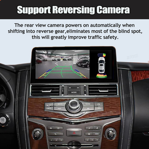 เครื่องเล่นมัลติมีเดียในรถยนต์ Android 14 พร้อมวิทยุ CarPlay ระบบนำทาง GPS 4G WiFi สำหรับรถยนต์ Nissan Patrol Armada Y62 Infiniti QX80 ปี 2011-2022 - Product Image 5