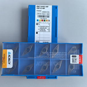 VBMT160408-HMP PC9030 Korloys Original Chine Plaquettes de tournage CNC en carbure de tungstène pour tournage interne, revêtement PVD/CVD, OEM - Product Image 5