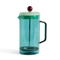 Récipient à pression transparent en verre borosilicate personnalisé tasse en verre de grande capacité