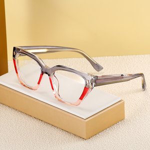 UAN UAI Nuevas Monturas Ópticas de Gran Tamaño, Transparentes, Color Caramelo, Elegantes y de Alta Calidad para Mujer, Venta al por Mayor - Product Image 1