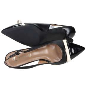 Crichic Donna Slingback Pump Noir Talon 6 cm Taille 37 - Product Image 6