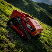 2026 Nieuwe Elektrische DIY 550 800 1000 1200 Fabrieksdirecte levering op afstand bestuurbare rupsrobot grasmaaier CE EPA EURO5 Aanbieding