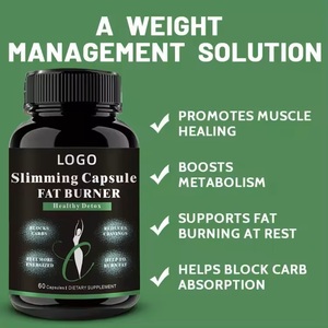Cápsulas de Suplemento Dietético para Adultos de Marca Privada, Extracto de Garcinia Cambogia y Té Verde, Quemador de Grasa Nocturno - Product Image 3