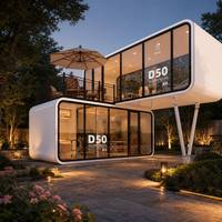 Maison préfabriquée Apple Cabin, capsule spatiale modulaire, hébergement touristique D50