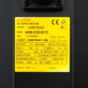 Moteur FANUC A06B Série A06B-0162-B175 pour machines-outils, automatisation industrielle et pièces de robotique - Product Image 5