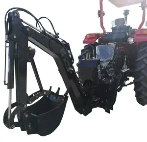 3 Titik Hitch Traktor Pertanian Digunakan Lampiran Backhoe Towable