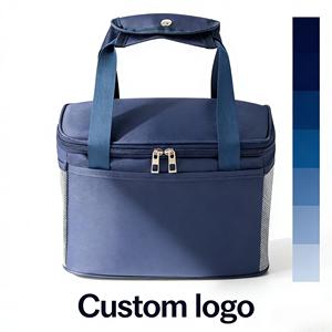 Sac isotherme portable épais personnalisé en tissu Oxford imperméable pour bureau, extérieur, glacière à glace sèche, sac repas thermique, sac Mami - Product Image 1