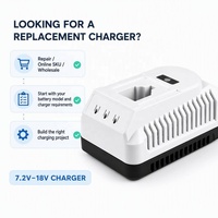 Chargeur de remplacement DC9310 pour batterie d'outils électriques Dewalt NiCd NiMH 7,2V à 18V, charge rapide 100-240V