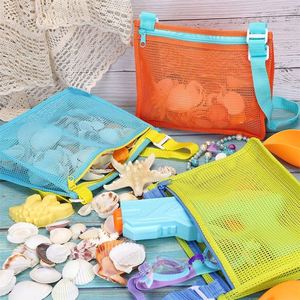 BSCI Factory Boys and Girls <b>Swimming</b> Accessories Kids Shell Storage Bag Beach <b>Toy</b> Mesh Bag - Product Image 5