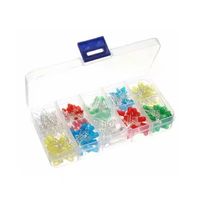 Ampoules LED à diffusion de couleur en gros sur le marché chinois, prix bas, LED de 5 mm, rouge, vert, bleu, jaune, orange, blanc, etc. 1000 pièces par sac