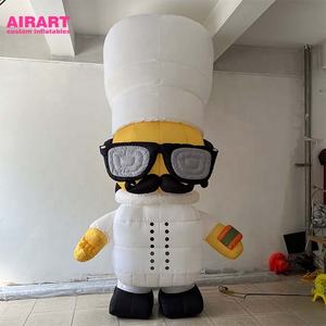 Grande <span class=keywords><strong>poupée</strong></span> <span class=keywords><strong>gonflable</strong></span> pour fête rave, personnage de dessin animé en forme 3D avec éclairage LED - Product Image 6