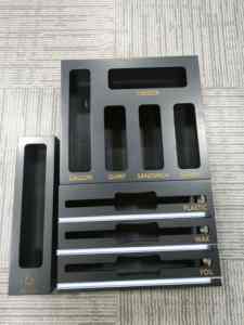 Vente en gros de sacs à sandwich en bois exquis personnalisés Organisateur de <span class=keywords><strong>cuisine</strong></span> en bambou 9 en 1 Distributeur de papier d'emballage Organisateur de sacs à fermeture éclair pour <span class=keywords><strong>tiroir</strong></span> - Product Image 5