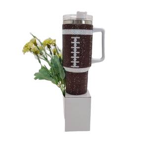 Vaso Térmico de Acero Inoxidable Aislado de 40 oz, Nuevo Estilo con Diseño de Béisbol Brillante, Gran Capacidad, Taza Térmica de Metal para Hielo - Product Image 5