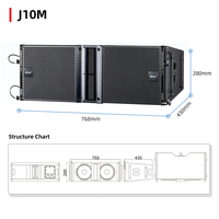 Système de sonorisation Lane J10S Fashion Professional 18 pouces 1500 Watts 2500w Line Array Bass Speakers