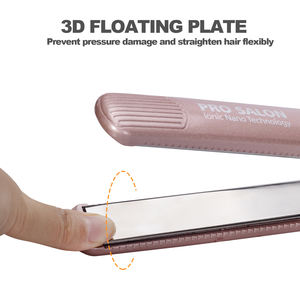 Long PRO ionique Nano technologie titane lisseur de cheveux, fer à cheveux mince professionnel SALON de cheveux lisseur <span class=keywords><strong>plancha</strong></span> - Product Image 5