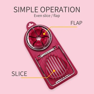 Accesorios de Cocina, Herramienta Manual para Huevos, Cortador Multifuncional de Huevos Duros de Plástico - Product Image 6