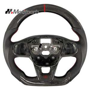 Volant de direction en fibre de carbone personnalisé, amélioration de l'intérieur de voiture pour Ford Focus MK4 ST-Line Active Fiesta ST Puma 2018-2022, nouveau design - Product Image 1