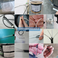 1 Core Drop Cable 3 Steel Wire Sling G657A1 GJYXCH FTTH Cable de fibra óptica 1km 10km Outdoor Drop Wire Cable