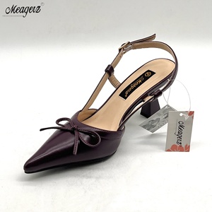 Nuove <span class=keywords><strong>Scarpe</strong></span> da <span class=keywords><strong>Donna</strong></span> di Lusso con Tacco Medio a Fiocco, Eleganti e Trendy, con Cinturino Posteriore, per Club e Occasioni Speciali - Product Image 3