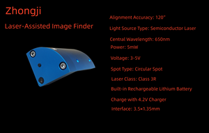 Autocollimatori Zhongji per Allineamento Rapido con Rilevamento Immagine Laser, Compatibili con Obiettivi da 46-48mm, 1 Anno di Garanzia - Product Image 4