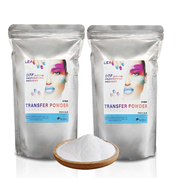 LEAF Best DTF Powder Hot Melt Adhesive 1KG White DTF Powder for Heat ...
