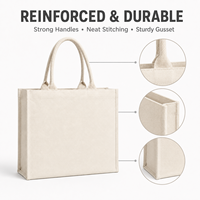 Coloré lettre rayures motif toile sac fourre-tout femmes décontracté réutilisable coton sac à bandoulière pour sac à main conception d'impression à la mode