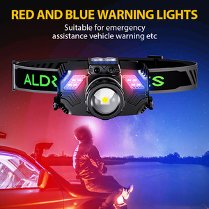 Linterna Frontal LED de Alta Potencia de 15W con Lente Ajustable, Batería de 1200mAh a 1500mAh, Sensor de Movimiento, Dispositivos Ópticos para Exteriores - Product Image 3