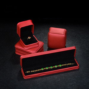 Boîte à bijoux de luxe en cuir PU, boîte à bijoux portable, petite boîte à bijoux - Product Image 2