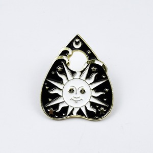 Pins de esmalte de gato gótico, sol y luna, juego de broches de metal de brujería, insignias personalizadas para mochila y sombrero, decoración de Halloween al por mayor - Product Image 5