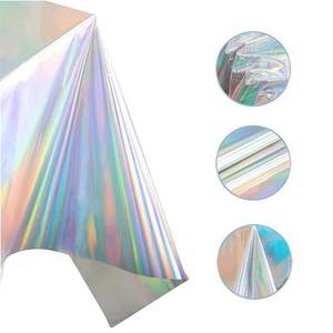 Dùng Một Lần Đầy Màu Sắc Laser Khăn Trải Bàn Nhựa Cầu Vồng Giáng Sinh Sinh Nhật Đảng Đồng Bằng Đầy Màu Sắc Khăn Trải Bàn - Product Image 2