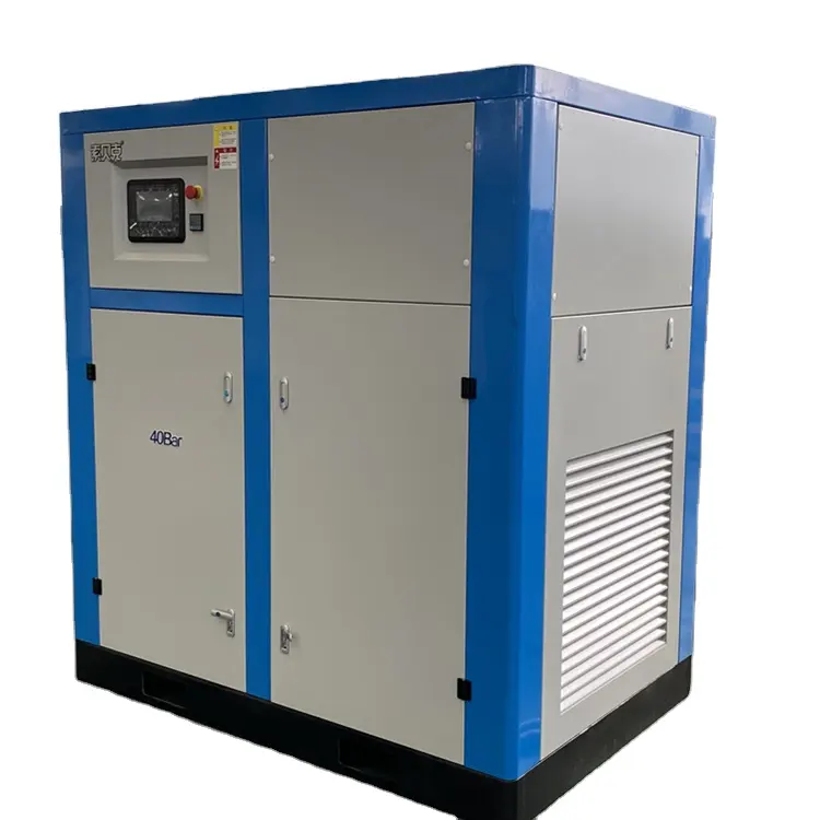 Low cost oil-free air compressor screw type air compressor can compress acetylene gas and hernia special compressor screw type
