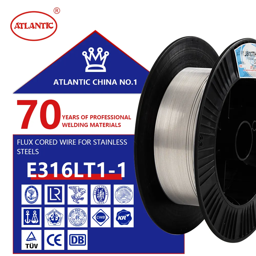 ATLANTIC Factory Price Ordinary Welding draht CHT316L E316LT1-1 202 Stainless Steel Solid Flux-entkernt Welding Wire