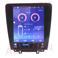 Autoradio Android Auto Lecteur DVD pour Ford Mustang 09-14 Système multimédia stéréo à écran vertical de 12.1 pouces
