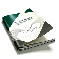 Catalogue d'entreprise personnalisé haut de gamme, reliure agrafée, couleur intégrale, pour impression de livres et présentation d'entreprise