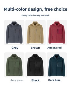 <span class=keywords><strong>Giacca</strong></span> Shacket Personalizzata in Misto Lana per Uomo, <span class=keywords><strong>Giacca</strong></span> Trapuntata con Zip Integrale e Colletto Alto, Antivento e Traspirante per Escursionismo - Product Image 4