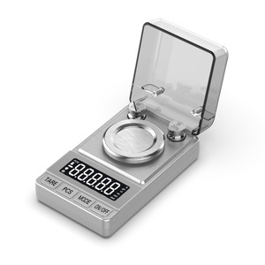 방풍 커버 충전식 고정밀 LCD 디스플레이 보석 저울 50g*0.001g 그램 저울 2개의 AAA 배터리 포함 (금, 한약재용) - Product Image 4