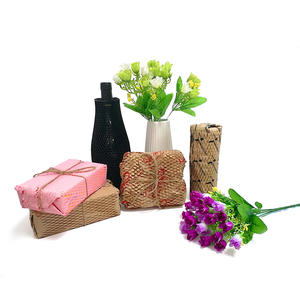 <span class=keywords><strong>Carta</strong></span> <span class=keywords><strong>da</strong></span> Imballaggio Biodegradabile a Nido d'Ape <span class=keywords><strong>Marrone</strong></span>, <span class=keywords><strong>Carta</strong></span> Kraft Ondulata per Confezioni Regalo e Scatole - Product Image 6