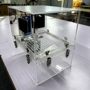 Dispositivo Experimental de Ozono en Acrílico Personalizado, Carcasa Transparente, Servicio de Corte OEM ODM para Prototipos de Laboratorio - Product Image 4