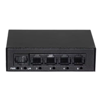 Switch Jaringan Gigabit Cepat SY 5-Port 5 RJ45 1000Mbps Fungsi POE Hub Switch Ethernet LAN Desktop