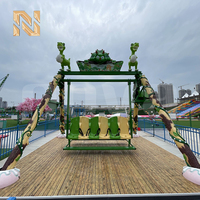 Manège Nova Rides Dinosaur Happy Swing, balançoire pour enfants à 30 degrés, équipement d'amusement de type carnaval, manèges pour adultes