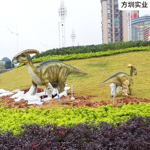 Fiberglass Dinosaur Sculpture Outdoor <b>Large</b> Realistic Animal Commercial Display Model - Product Image 5