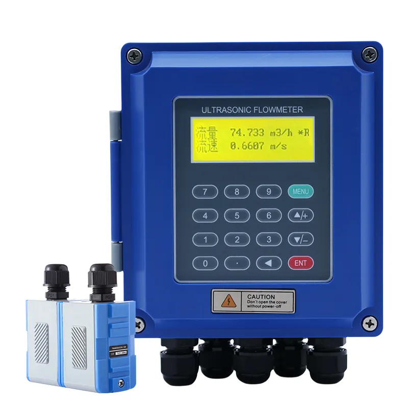 Muur Mount Ultrasone Waterstroom Meter Prijs, TBF-2000SS, DN15-DN100