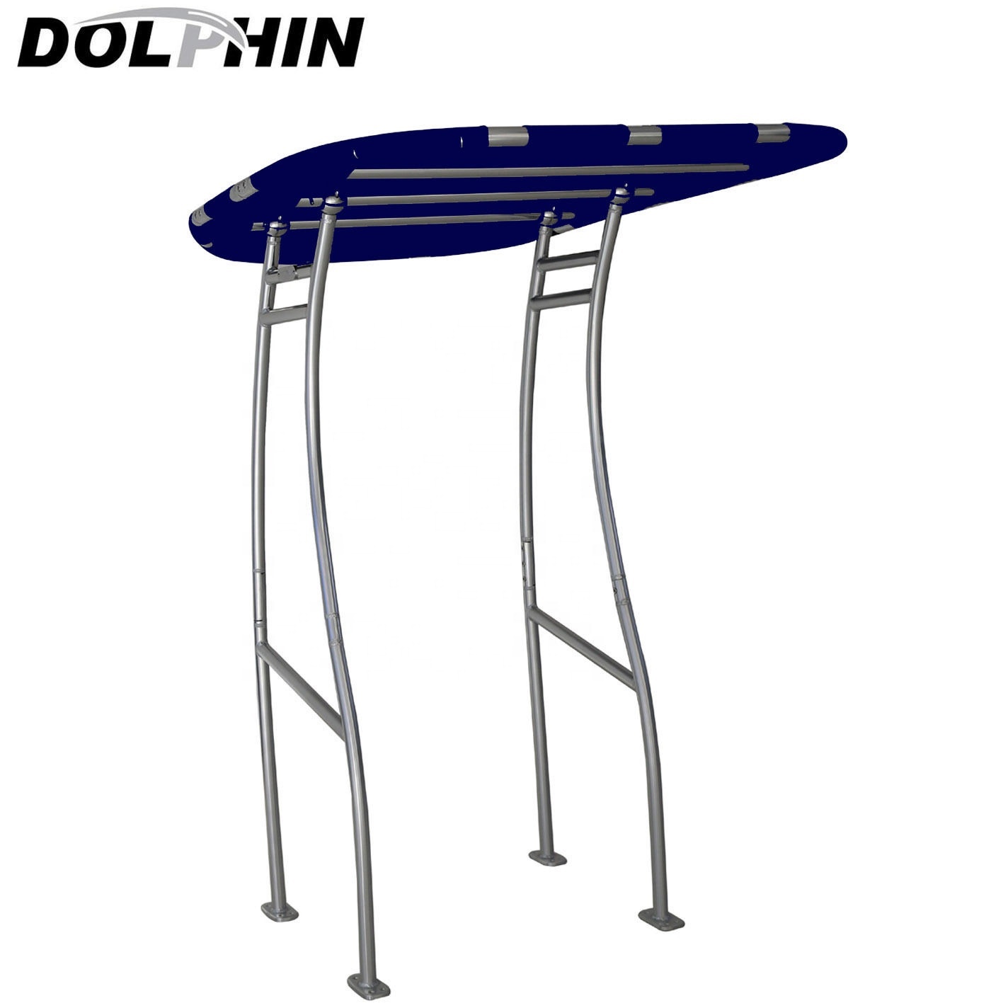 Dauphin Pro Plus Bateau T Top w/Bleu Marine Auvent coupe de petite à moyenne taille bateau