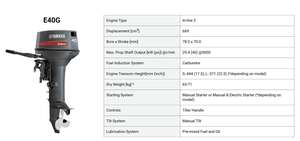 <span class=keywords><strong>Moteur</strong></span> hors-bord Yamaha <span class=keywords><strong>40</strong></span> <span class=keywords><strong>CV</strong></span> 2 temps, neuf, électrique/essence, <span class=keywords><strong>moteur</strong></span> de <span class=keywords><strong>bateau</strong></span>/<span class=keywords><strong>moteur</strong></span> hors-bord - Product Image 6