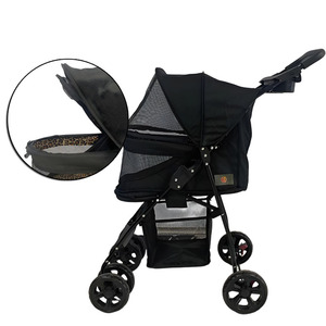 <span class=keywords><strong>Poussette</strong></span> de voyage <span class=keywords><strong>pour</strong></span> animaux de compagnie JXB, adaptée aux petits et moyens animaux, pliable et portable, <span class=keywords><strong>poussette</strong></span> universelle - Product Image 3
