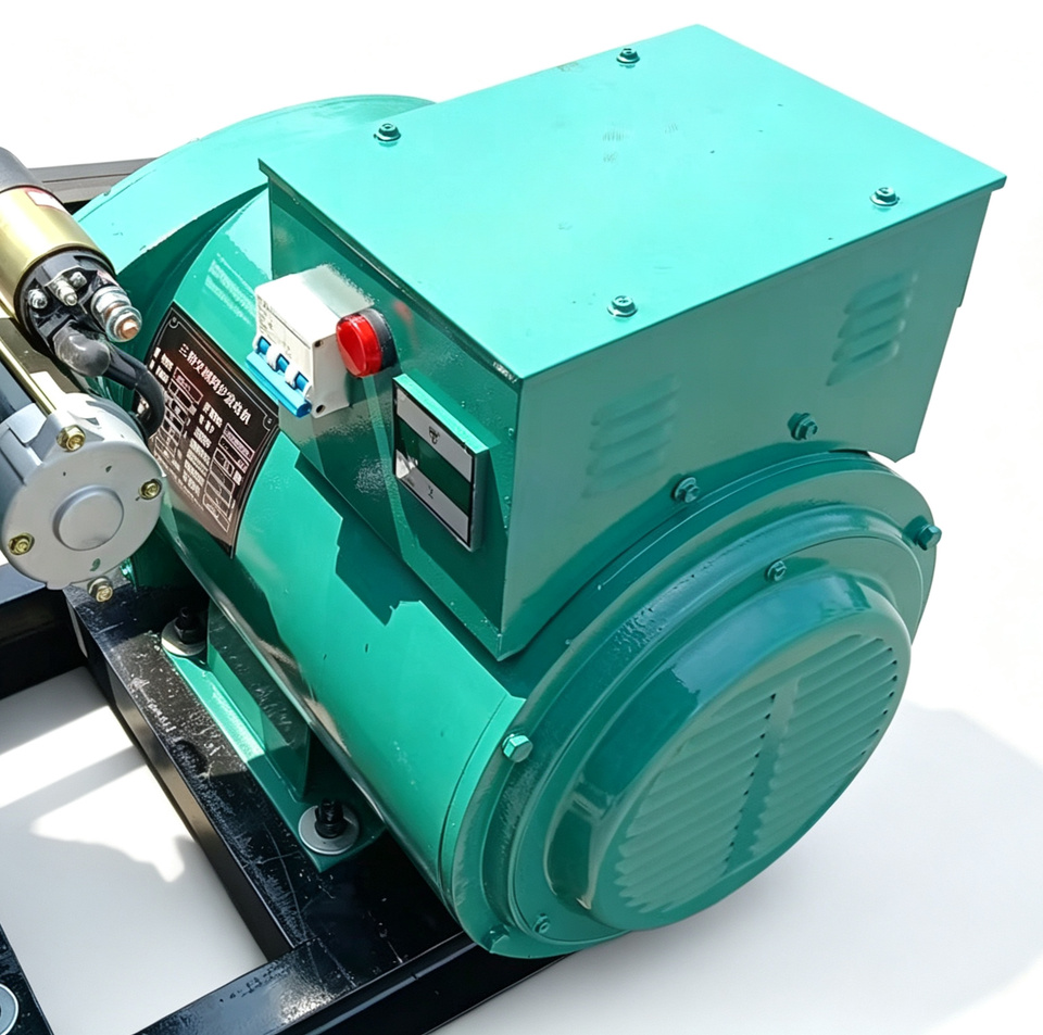 All Copper Winding Open Frame Convenient Single Cylinder Water Cooled ...