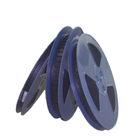 Matière plastique antistatique de bande de transporteur transparente de PC PS de SMT de noir clair de SMD 12mm pour le produit d'impression d'emballage