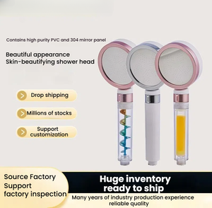 Hot Sale Skincare Boosting <b>Shower</b> <b>Head</b> Dual Filtration Negative Ion PP Cotton Vitamin C Water Purification <b>Shower</b> <b>Head</b> - Product Image 3
